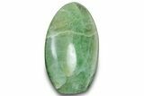 Free-Standing, Polished Green Fluorite - Madagascar #304768-2